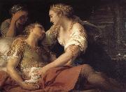 Pompeo Batoni Cleopatra and Mark Antony dying Germany oil painting artist